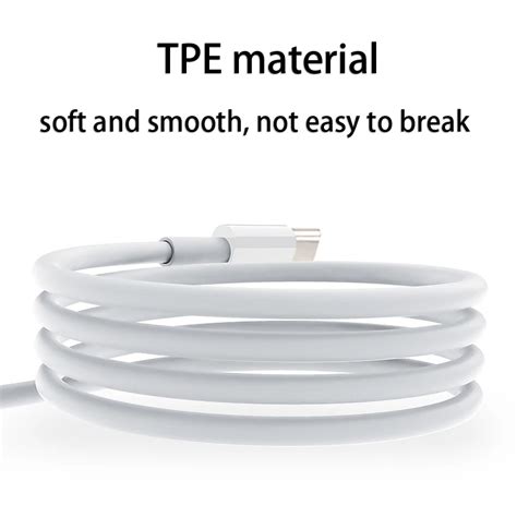 W Usb Type C Cable Pd Fast Charger Usb Cable Type C To Light Pin