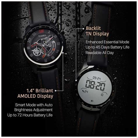 TicWatch | Pro 3 GPS 4G LTE | Qualcomm 4100 Platform Smartwatch ...