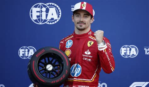 Confiado por la victoria Charles Leclerc habló tras la Pole Position