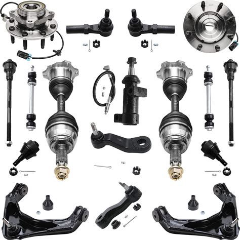 Detroit Axle Front 17pc Suspension Kit For 4wd Chevy Gmc