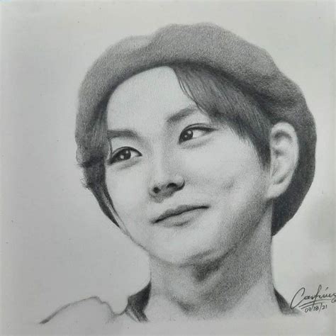 My attempt at a Jungwon drawing Jungwon ENHYPEN 엔하이펜 정원 Pencil