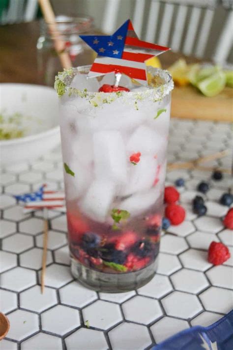 Easy Patriotic Cocktail Memorial Day Th Of July Patriotic