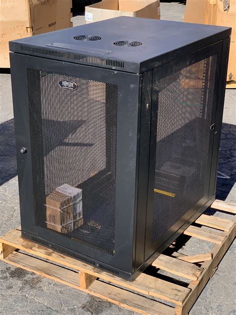 Tripp Lite 18u Rack Enclosure Server Cabinet Cabinets Matttroy