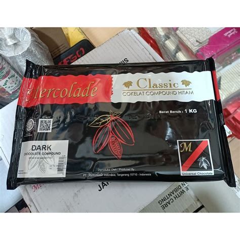 Jual Mercolade Classic Dark Compound Coklat Dark Compound Kemasan