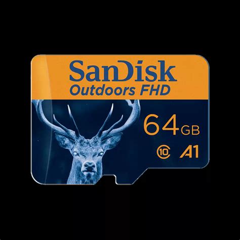 SanDisk 64GB Outdoors FHD microSDXC UHS-I Memory Card with SD Adapter (Up to 150 MB/s), 2-Pack ...