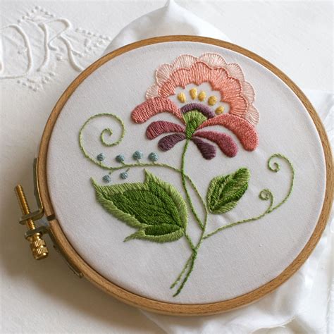 Crewel Embroidery Bordado Jacobino Bordado Con Lana Bordado Peruano