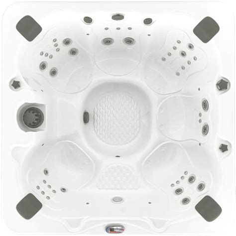 American Spas 7 Person 45 Jet Premium Acrylic Bench Spa Standard Hot