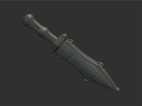 Sword Pugio Hipoly 3D model | CGTrader