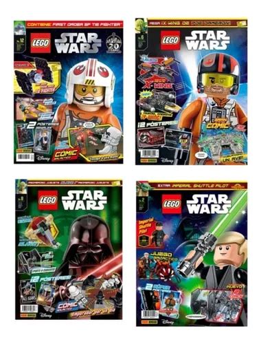 Colección Revista Panini Star Wars Lego No 2 6 8 Y 12 4 Lego Meses