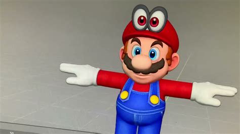 I Got Super Mario Odyssey 3D Model - YouTube
