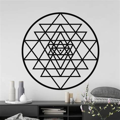 Large Gold Mandala Wall Art Decal Wall Sticker Wall Home Etsy UK