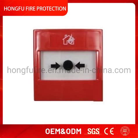 Intelligent Red Conventional Fire Alarm Emergency Resettable Manual