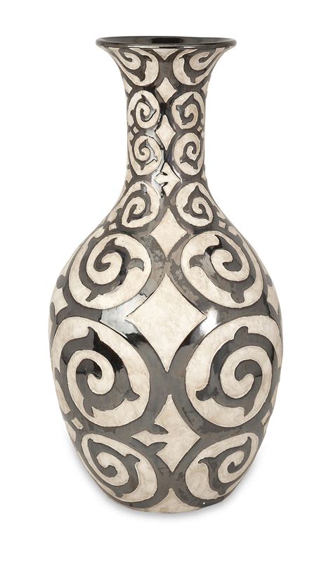 Blue White Vase Beautiful Tall Floor Vase Fleur De Lis