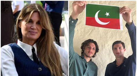 Jemima Goldsmith Sons Announce Support For Pti Election Candidates