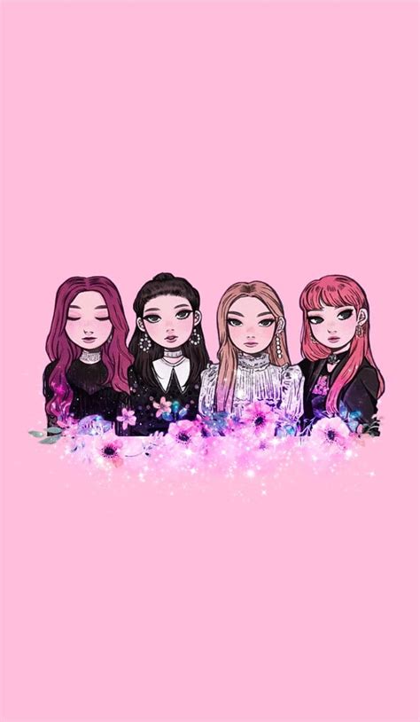 On Creativo Blackpink Drawing Hd Phone Wallpaper Pxfuel