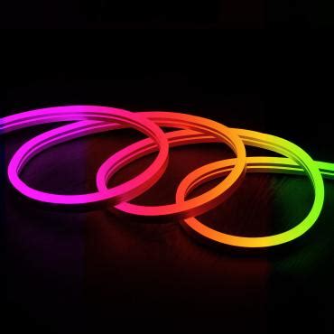 Neon Led Strip W M Rgb V Ac Led M Halfrond Ip Te