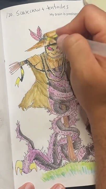 Painted A Tentacle Scarecrow For The Mabsarts Monster Manual Youtube