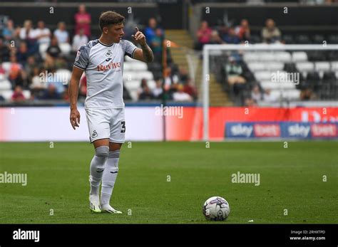 Harrison Ashby 30 Of Swansea City During The Sky Bet Championship