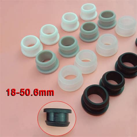 Silicone Rubber Grommet Plug Bung Cable Wiring Protect Ring 18mm 50 6mm