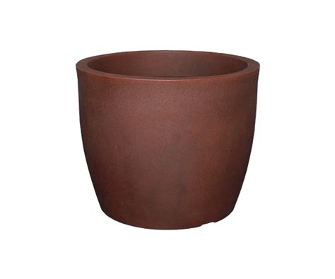 Vaso Liso Redondo A O Corten Japi