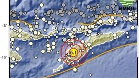 BREAKING NEWS Gempa Bumi 6 1 Magnitude Guncang NTT Tribunflores