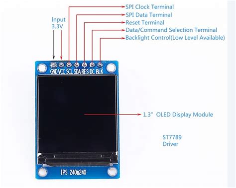 Pantalla Display Tft Arduino Compatible St P X Rgb Ips Lcd