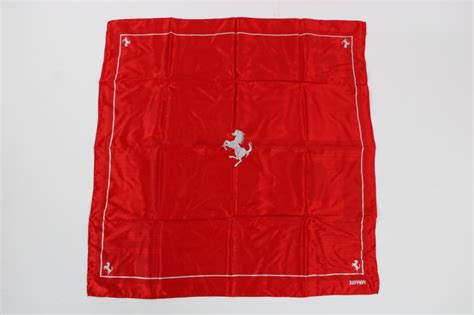 1990s Ferrari Lidea Silk Scarf 250 275 330 308 Dino Classic Ferrari