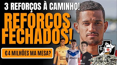 URGENTE VASCO VAI ANUNCIAR 3 REFORÇOS ESSA SEMANA YouTube