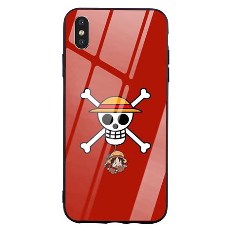 Anime One Piece Tempered Glass Phone Cover Case For Iphone Xr X 7 11 Pro Max N05 Cases Covers