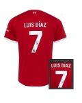 LFC Signed 23 24 Luis Díaz Boxed Shirt