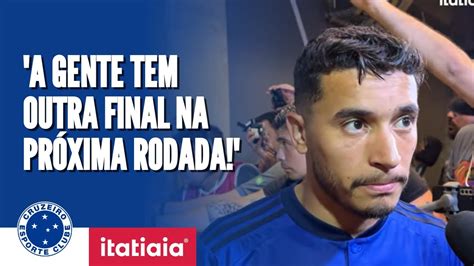 WILLIAM LAMENTA EMPATE SOFRIDO MAS PROJETA PRÓXIMA DECISÃO DO CRUZEIRO