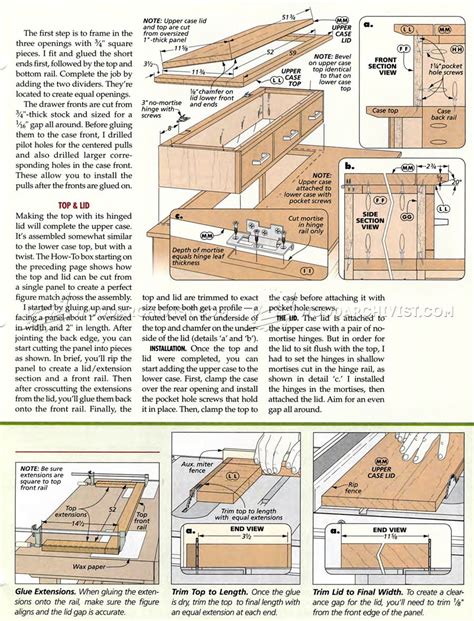 TV Lift Cabinet Plans • WoodArchivist