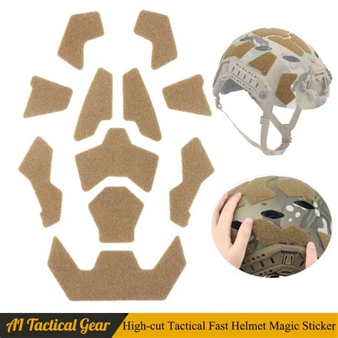 High Cut Tactical Fast Helmet Magic Sticker 11pcsset Fast Helmet