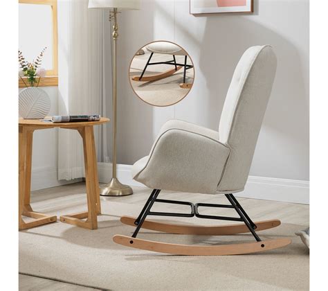 Fauteuil Bascule Rocking Chair Fauteuil Relax Style Scandinave En