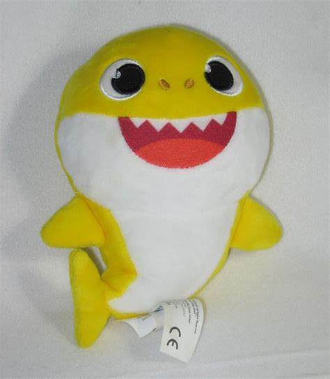 Pinkfong Baby Shark Plush Toy Yellow White 2019 Small 8 4614435723