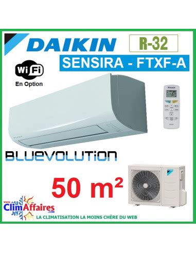 Daikin Climatisation SENSIRA BLUEVOLUTION R32 FTXF50A RXF50B