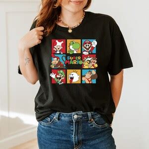 Nintendo Super Mario T Shirt Vintage Super Mario And Luigi T Shirt