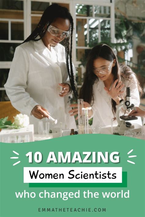 10 Amazing Women Scientists Who Changed The World