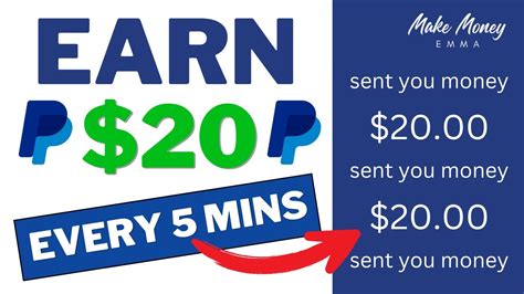 Earn 20 Every 5 Mins Into Your PayPal Earn PayPal Money For Beginners