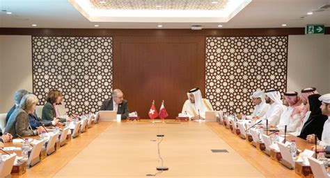 Qatar Switzerland Discuss Ways To Enhance Cooperation Menafn Com