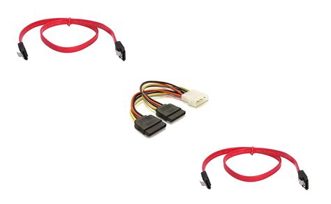 SNDIA SATA Hard Drive Connection Kit 4 Pin Molex To 2x 15 Pin SATA