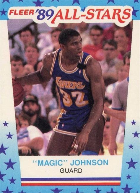 1989 Fleer Sticker Magic Johnson 5 Basketball VCP Price Guide