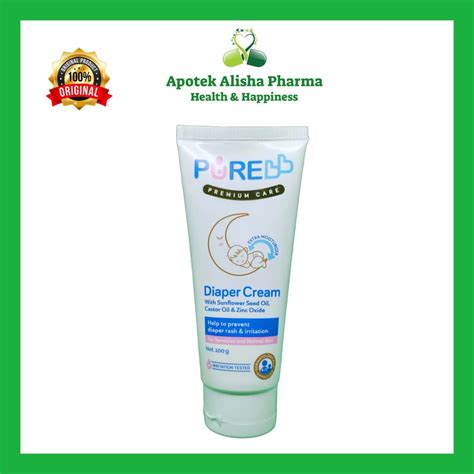 Jual Pure Baby Diapers Rash Cream 100gr 15gr PureBaby Diaper Krim