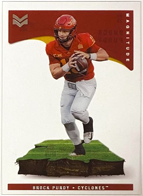 Brock Purdy 2021 Panini Chronicles Magnitude Draft Picks Football Iowa