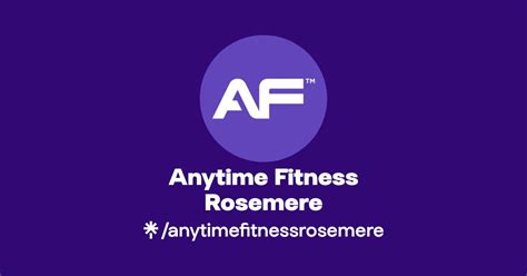 Anytime Fitness Rosemere Facebook Linktree