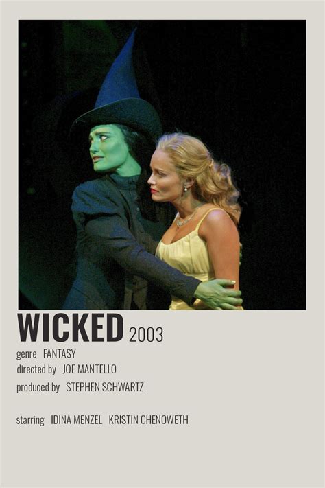 Wicked By Cari Broadway Posters Musical Theatre Posters Wicked Musical