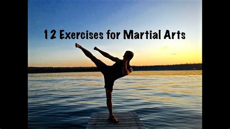 12 Exercises for Martial Arts - YouTube