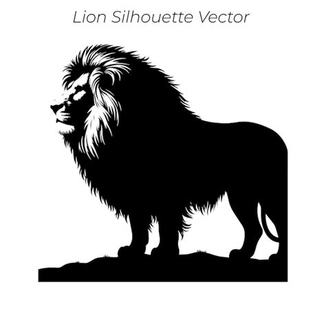 Premium Vector Lion Silhouette Vector Collection