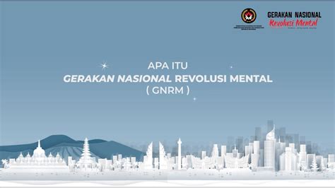 Apa Itu Gerakan Nasional Revolusi Mental YouTube