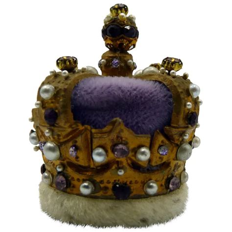 Vintage Artist Made Doll Crown For Small Doll Wild Cat Collectables